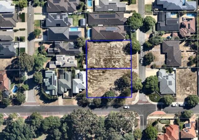 Aerial image of proposed site